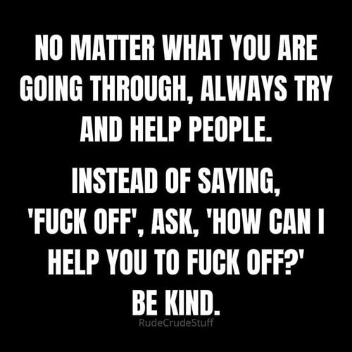 fuck off