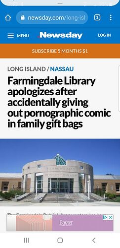 Farmingdale library oops