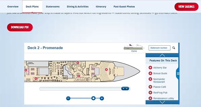 Carnival Pride deck 2