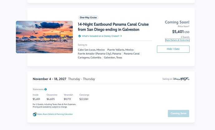 fall 2027 14-day cruise