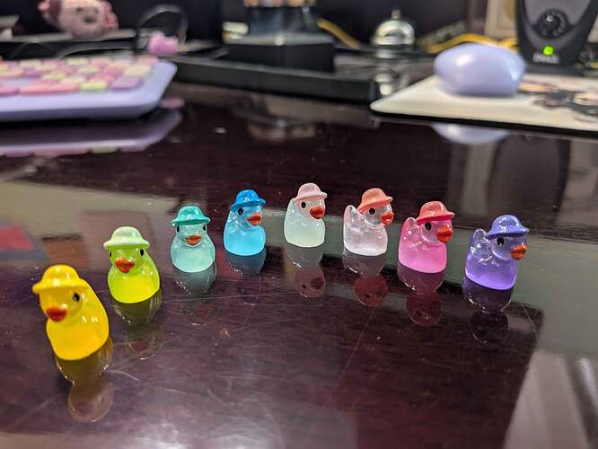 colorful-ducks-with-hats